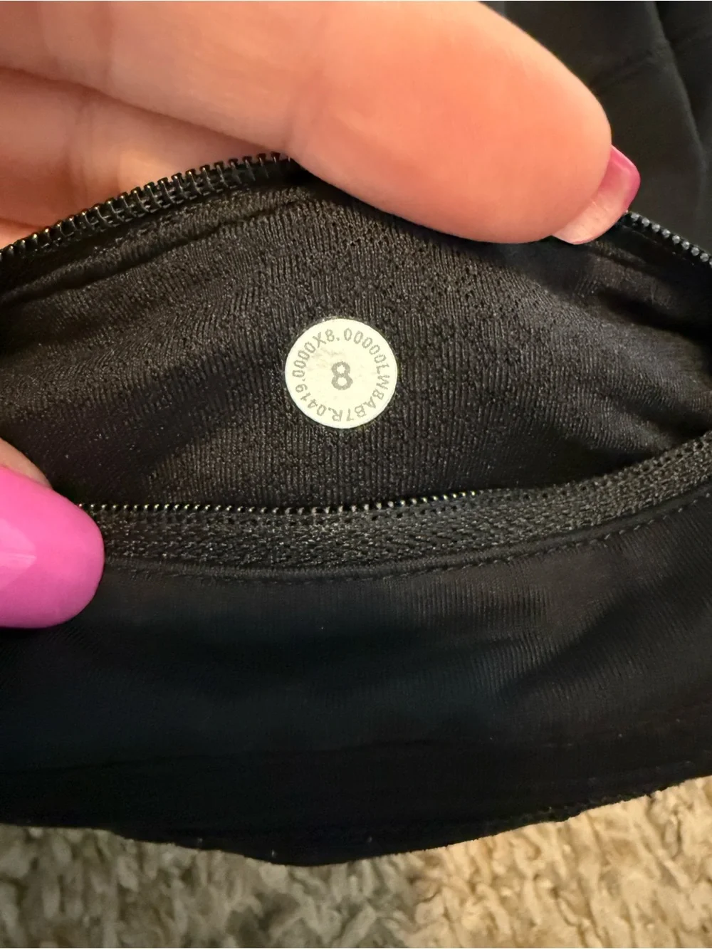 lululemon athletica Black Athletic Skort